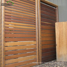 Natural distressed crack-resistant merbau hardwood garden decking